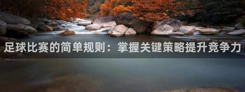 足球比赛的简单规则：掌握关键策略提升